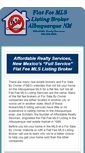 Mobile Screenshot of flatfeemlsbrokerabq.com